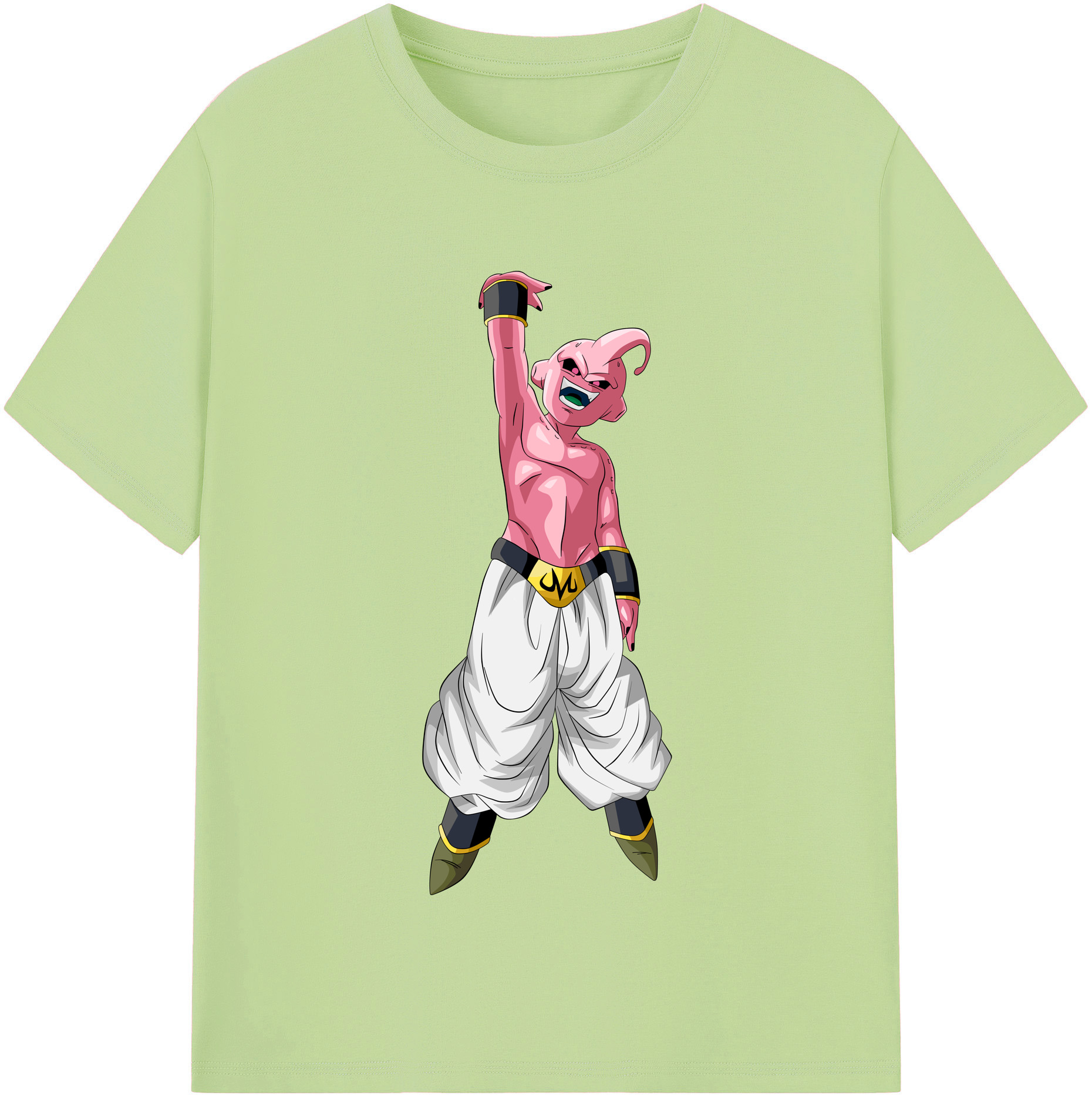 （画像用） ドラゴンボール 魔人ブウ DRAGON BALL Majin Buu 綿100％半袖Tシャツ（フロントプリント）